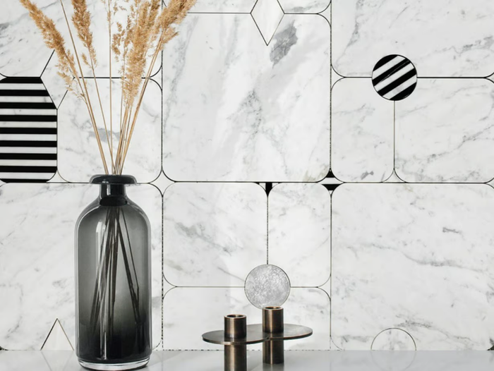 TRÈS CHIC - Marble wall/floor tiles _ Lithos Mosaico Italia